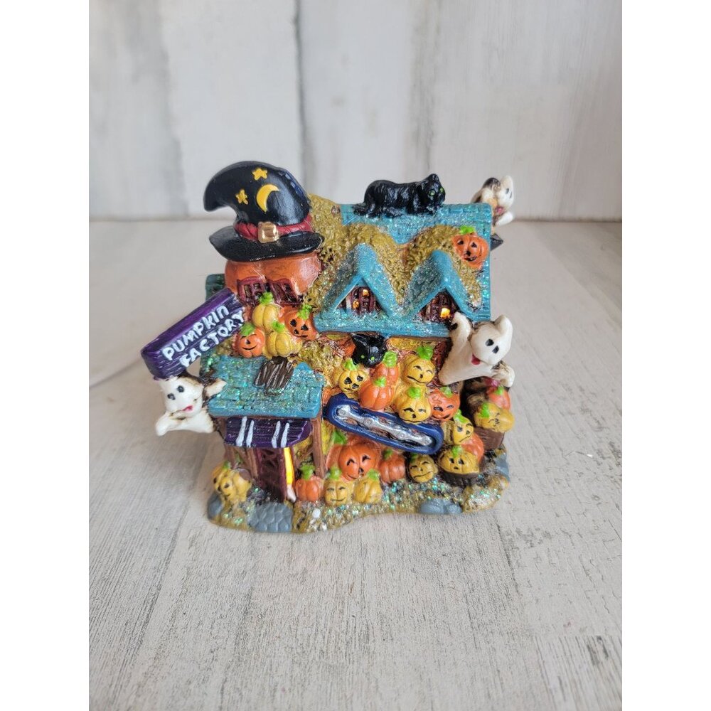 Vintage ceramic pumpkin factory witch hat pumpkin Halloween